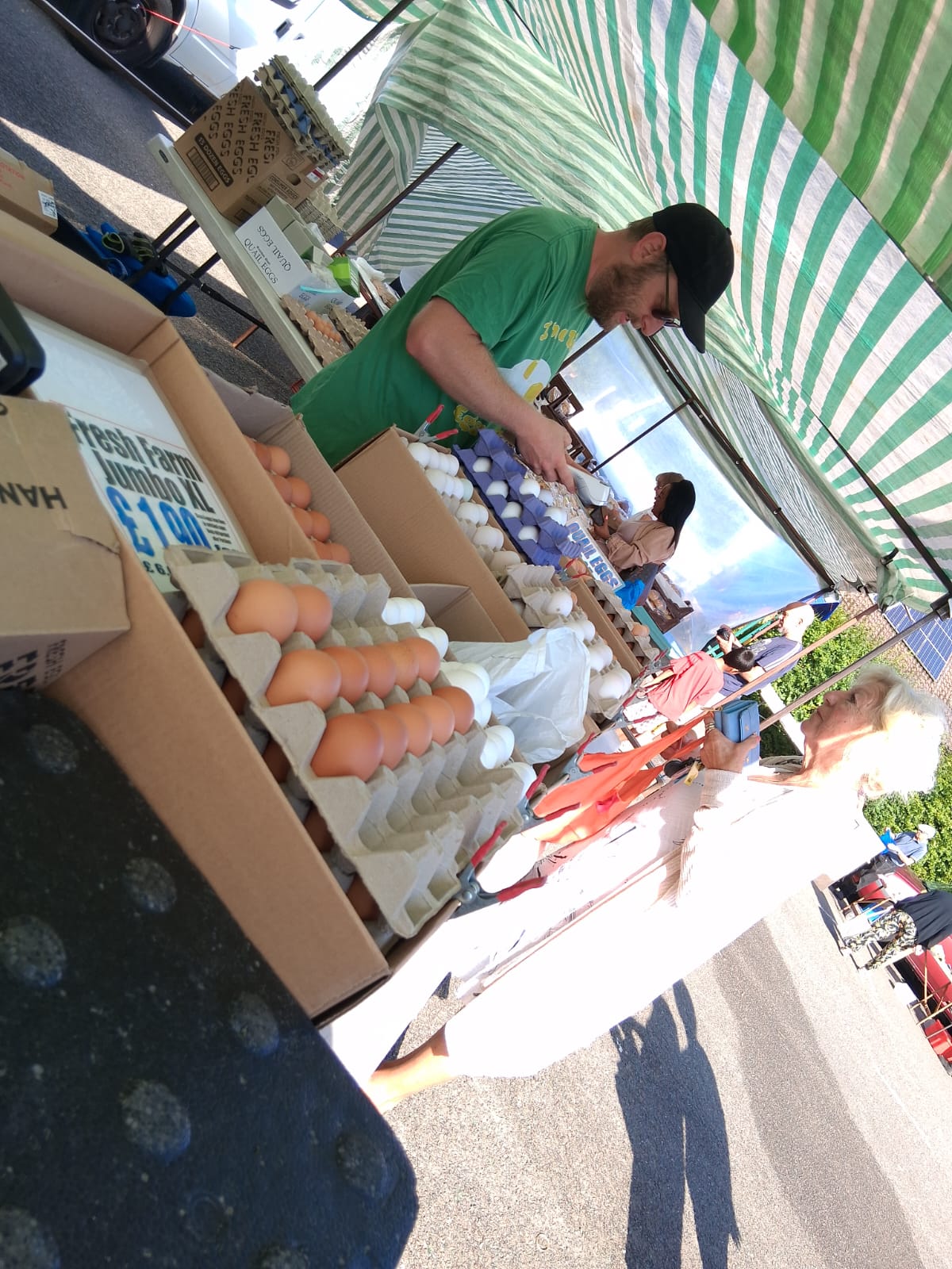 Joan’s Fresh Eggs at Flitwick Market